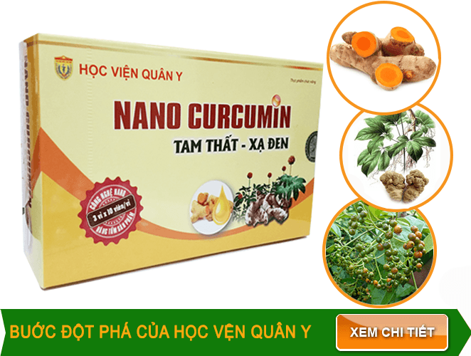 nano curcumin tam thất xạ đen của học viện quân y