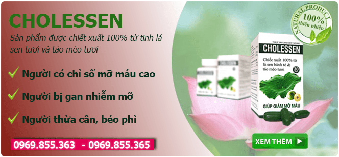 cholessen giúp giảm mỡ máu